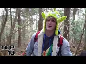 Video: Top 10 YouTubers Who Visited The Japanese Suicide Forest - Logan Paul